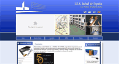 Desktop Screenshot of isabeldeespana.org